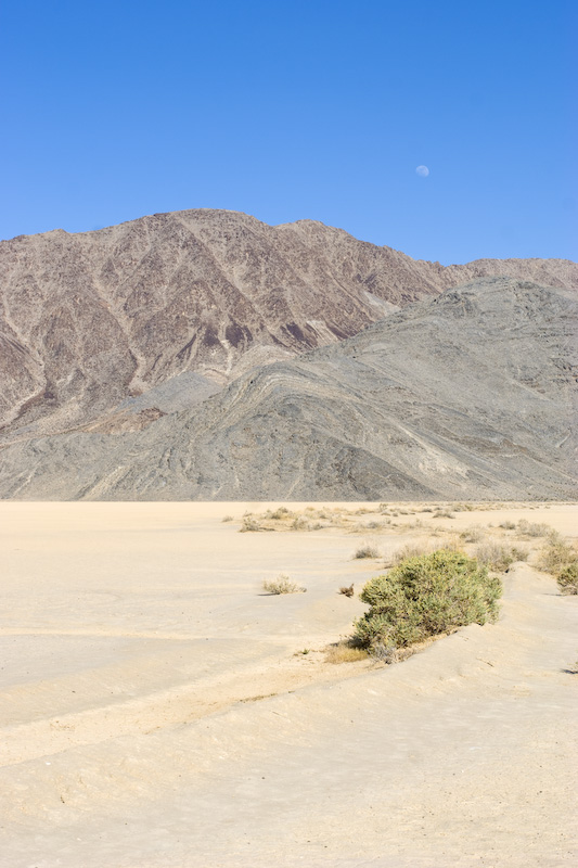 Moon Above Panamint Mountains